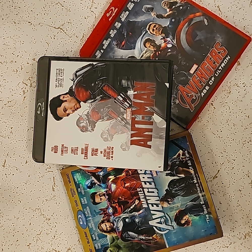 Bundle of 3 Marvel Movies